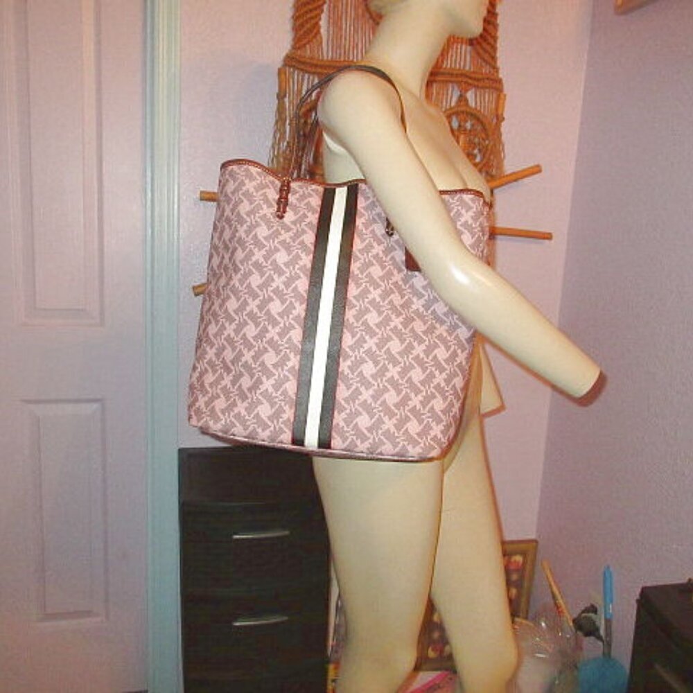 Vtg Y2K Juicy Couture Premier Shopper Tote Angel Depp Scottie Dogs Pouch Charm